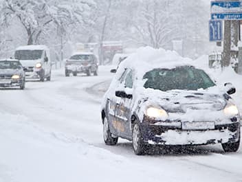 Snowy Cars